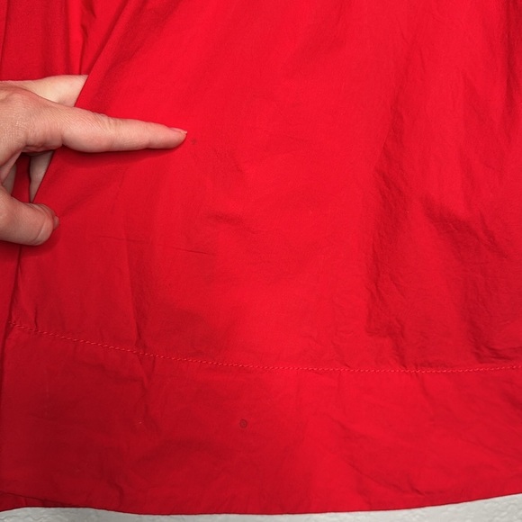 Derek Lam 10 Crosby Red Poppy V-Neck Flare Size 10 - Picture 9 of 9